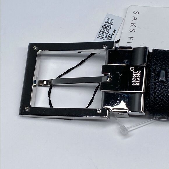 Montblanc Trapeze Adjustable & Reversible Leather Belt - Picture 8 of 9